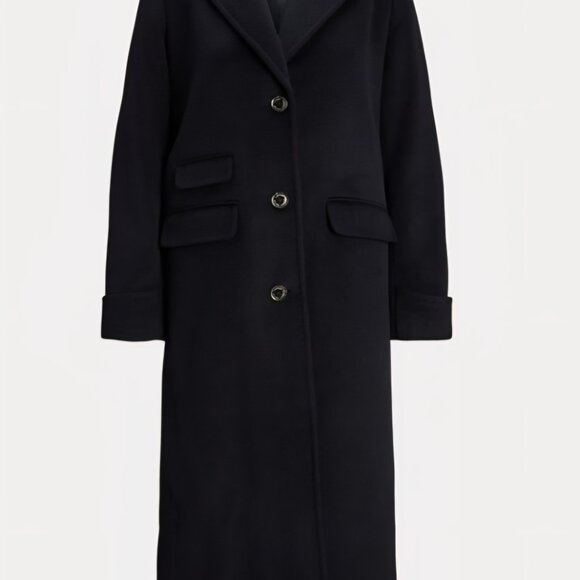 Wool-Blend Reefer Coat - Picture 4 of 5